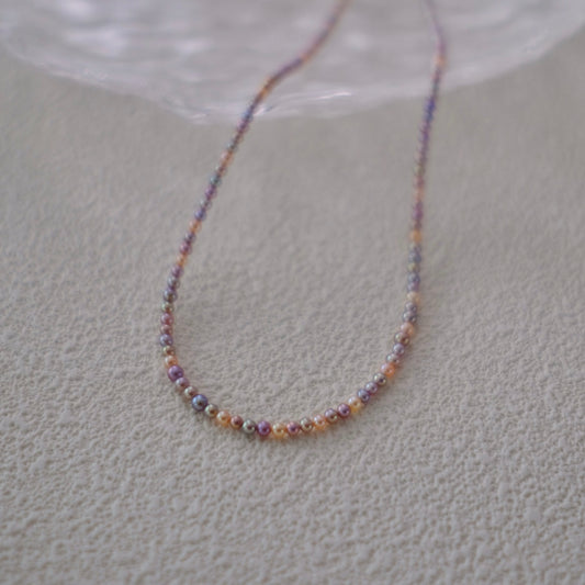 Freshwater Pearl Necklace, Mix Colour, 2-3mm, 18 Inch