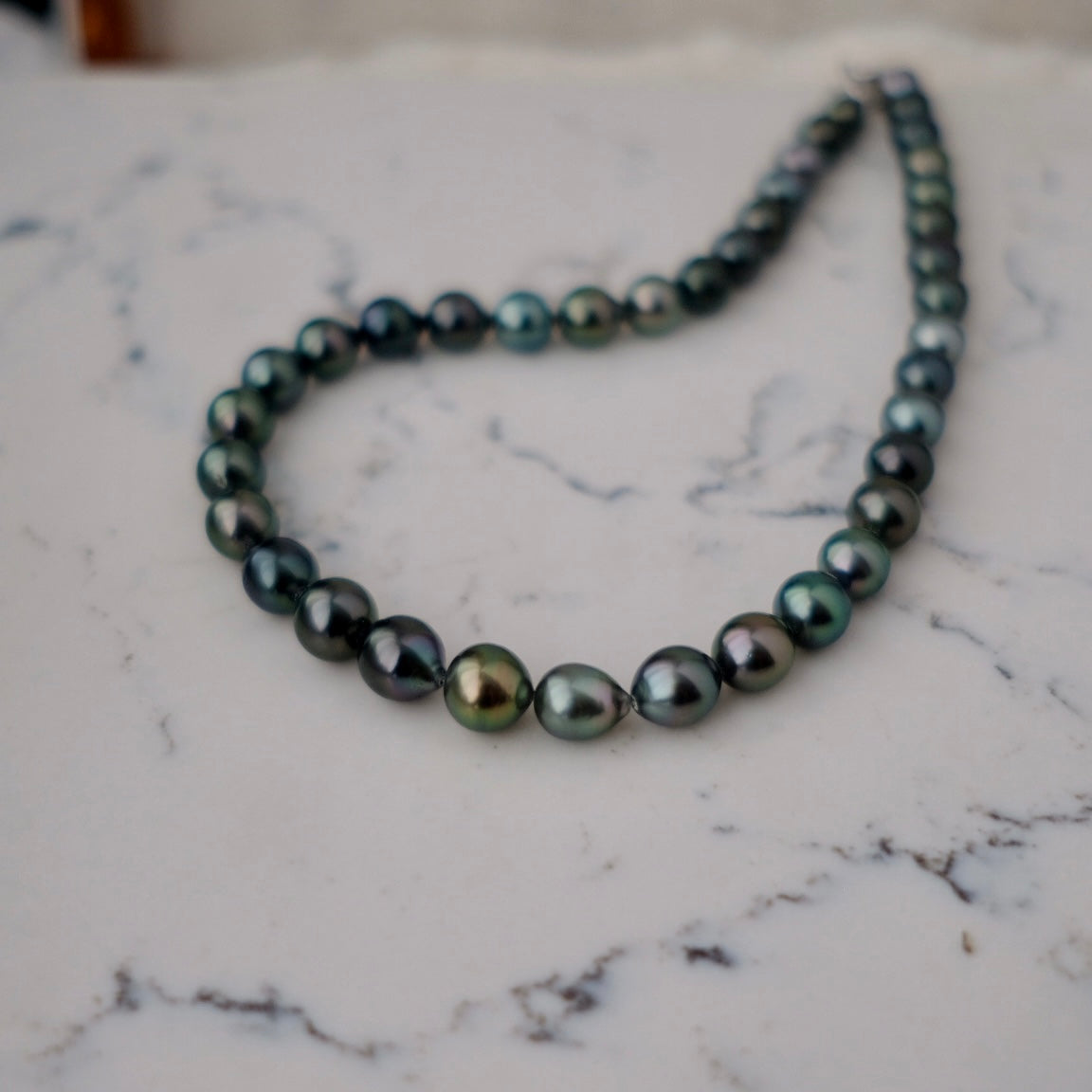 Tahitian Baroque Necklace, 8.0-10.7mm, Pearl Necklace