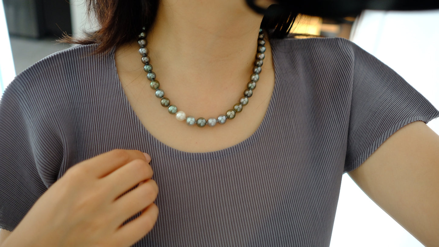 Tahitian Pearl Necklace, 8.1-9.9mm, Pearl Necklace