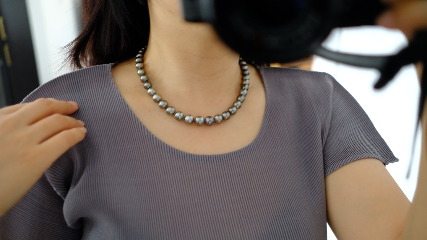 Tahitian Pearl Necklace, 8.2-11mm, Pearl Necklace