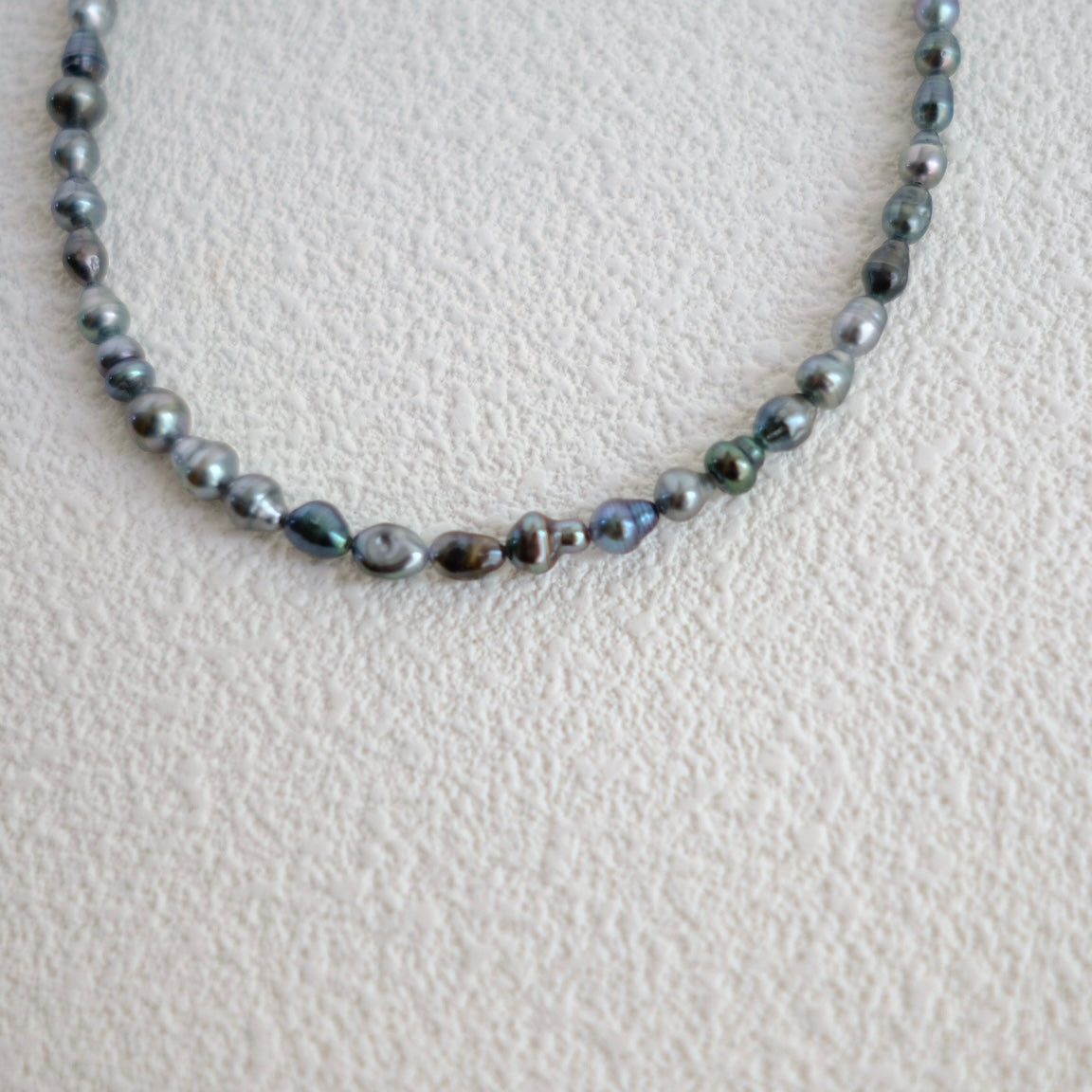 Tahitian Pearl Necklace, Keshi, 3.4-6.2mm