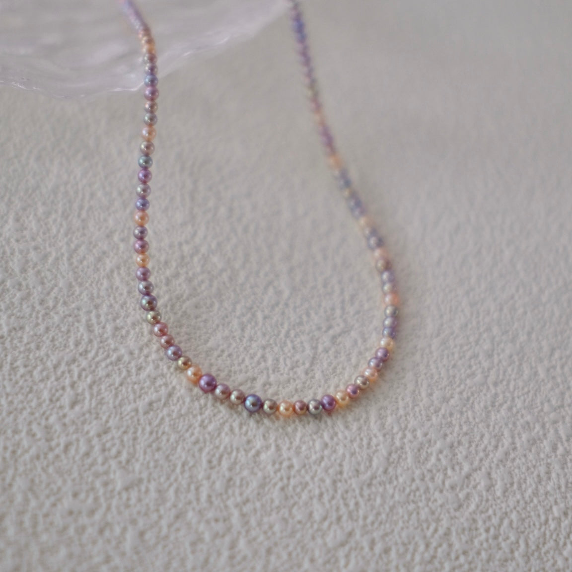 Freshwater Pearl Necklace, Mix Colour, 2-3mm, 18 Inch