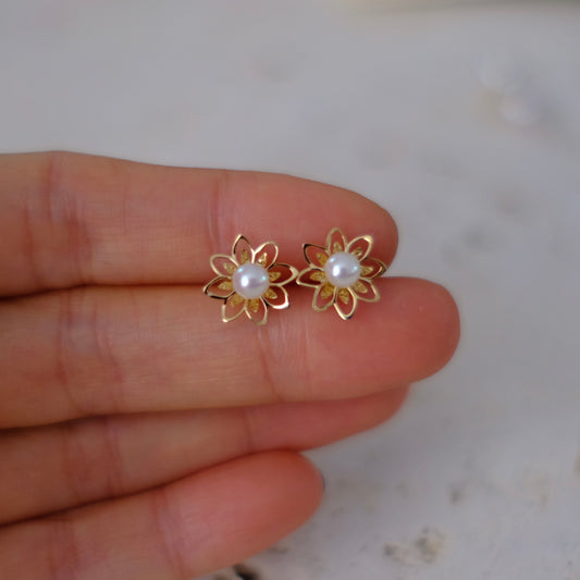 Akoya, 4-4.5mm, Pearl Earrings, AU750