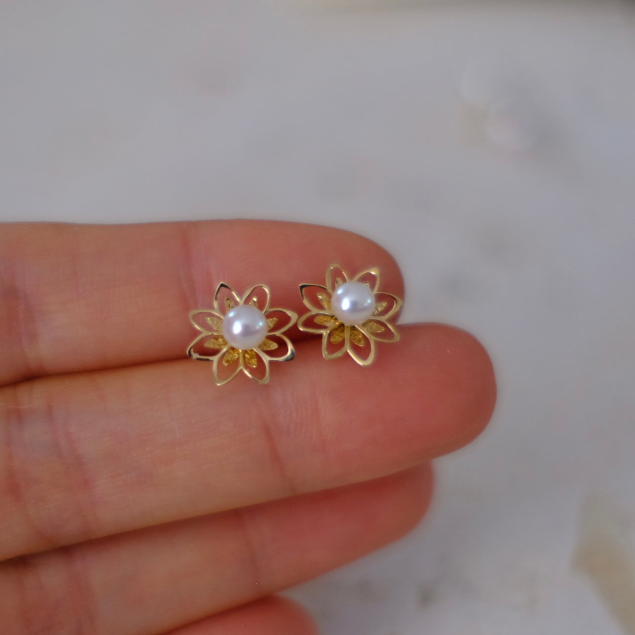 Akoya, 4-4.5mm, Pearl Earrings, AU750