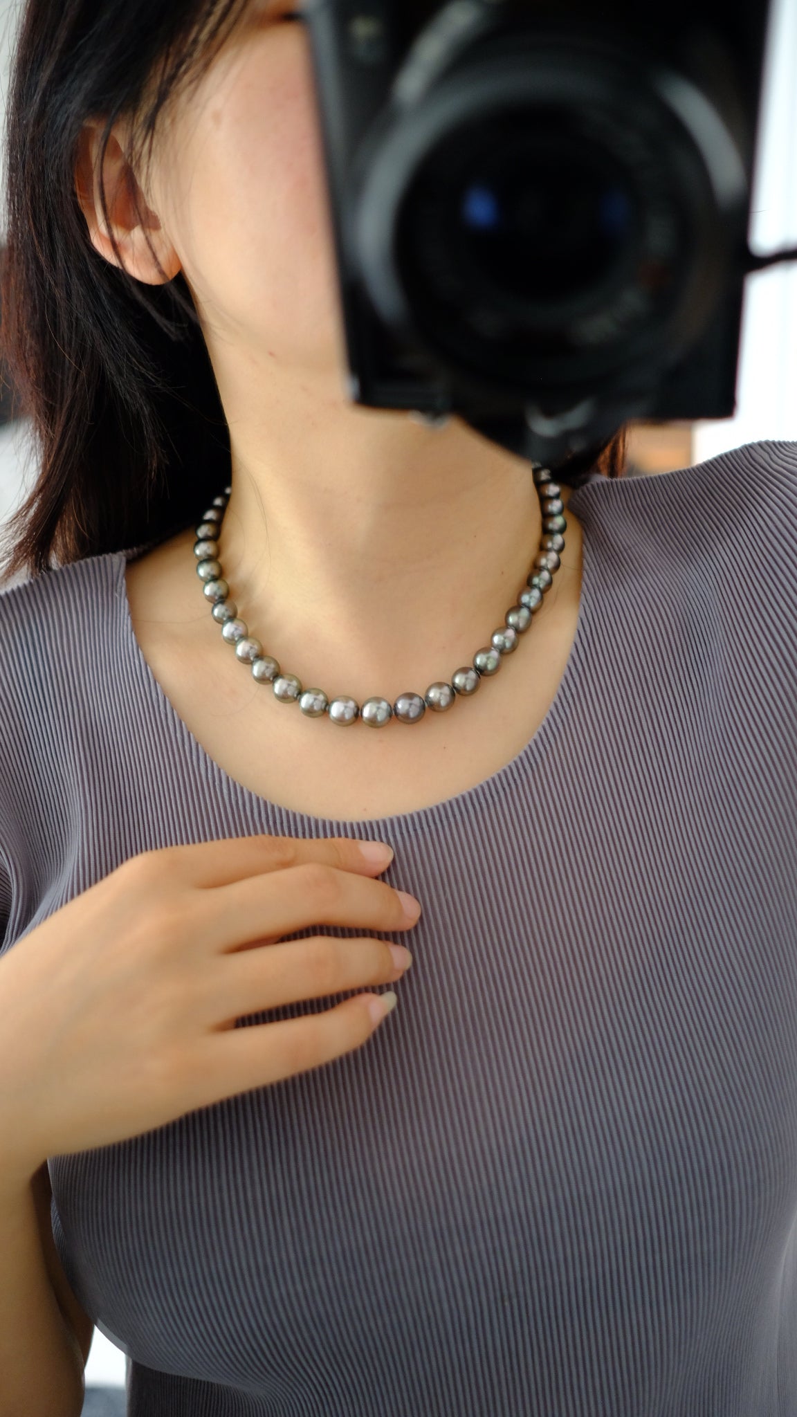 Tahitian Pearl Necklace, 8.2-11mm, Pearl Necklace